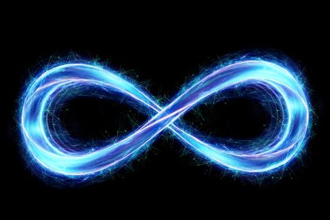 Infinity sign hologram in blue isolated | Premium Photo #Freepik #photo #eternity #infinite #infinity-symbol #unlimited Infinite Logo, Logo Infinity, Infinity Wallpaper, Infinity Art, Triangle Art, Geometric Tattoo Design, Infinity Sign, Infinity Design, Moon Cycles