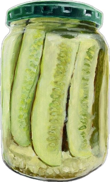 Pickles Drawing, Pickle Drawing, Pickled Cucumber, Pickle Jar, Drawing Png, Pickling Cucumbers, Pickle Jars, Google Doodles, Design Inspo