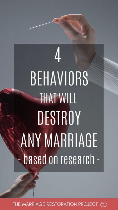 Save your marriage by avoiding these relationship killers - behavior patterns that significantly predict divorce based on psychological research. Read on for tips on for tips to keep these out of your marriage! | The Marriage Restoration Successful Marriage Tips, Prayer For My Marriage, Marriage Restoration, Communication In Marriage, The Four Horsemen, Relationship Killers, Marriage Issues, Save Your Marriage, Marriage Help