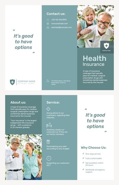 Insurance Brochure, Health Flyer, Islamic Relief, Corporate Brochure Design, Pamphlet Design, Brochure Template Psd, Bi Fold Brochure, Good Credit Score, Booklet Design