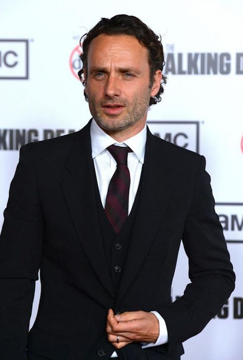 When he opens his mouth just slightly as if he is surprised. | 56 Situations Where Andrew Lincoln Looks Absolutely Charming Andrew Lincoln Love Actually, Andrew Lincoln Young, Rick Grimes Hot, Andy Lincoln, A Man In A Suit, Dane Dehaan, Man In A Suit, Dan Stevens, Andrew Lincoln