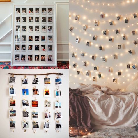 Polaroid Pictures Display, Poloroid Pictures Ideas, Instax Mini Ideas, Polaroid Display, Polaroid Picture Frame, Personalized Signs For Home, Polaroid Wall, Polaroid Pictures, Instant Photos