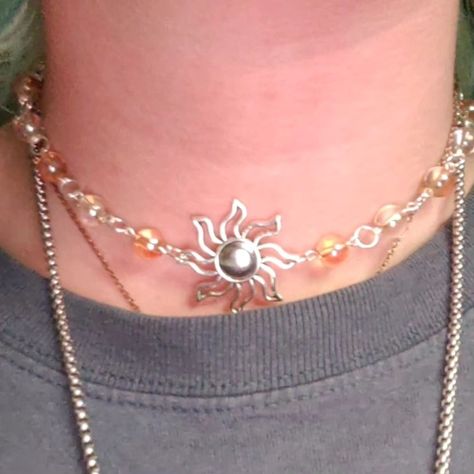 sun choker style necklace:) #necklaces #necklace #sun #sunnecklace #fyp #fup Sun Choker, Necklace Sun, Choker Style Necklace, Choker Style, Style Necklace, Choker, Necklaces, Sun, On Instagram