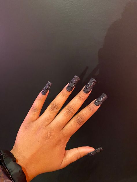 Venom Nails Designs, Venom Nails Acrylic, Spider Web Acrylic Nails, Venom Nail Art, Tap Nails, Venom Nails, Spider Web Nails, Nail Vibes, Spider Venom