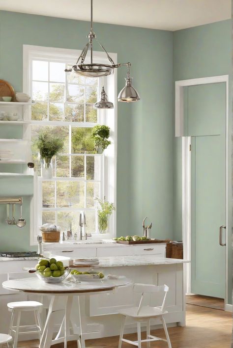 paint color matching, kitchen wall painting, interior design services, home wall decor Color For Kitchen Walls, Kitchen Wall Paint, Gray Floors, Paint Guide, Paint For Kitchen Walls, Kitchen Design Styles, Mindful Gray, 2024 Kitchen, Repose Gray