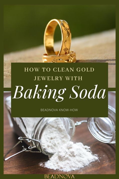 How to Clean Tarnished Gold Jewelry and Make It Shine? - Beadnova Jewelry Cleaner Diy Gold, Clean Jewelry With Baking Soda, Homemade Jewelry Cleaner For Gold, Gold Cleaner Diy, Cleaning Gold Plated Jewelry, Best Way To Clean Jewelry At Home, Clean Gold Jewelry Diy, Cleaning Jewelry With Baking Soda, Cleaning Tarnished Jewelry