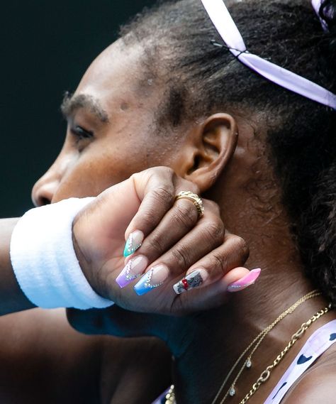 Tennis Nails, Serena Williams, Cute Nail Art, Tennis Clothes, Beauty Treatments, Pretty Pictures, Cute Nails, Ear Cuff, Pretty People