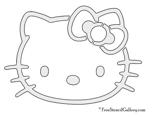 Hello Kitty Stencil Hello Kitty Halloween Stencil, Pumpkin Carving Templates Hello Kitty, Pumpkin Carving Hello Kitty Stencil, Hello Kitty Cutout Templates, Hello Kitty Pumpkin Carving Templates, Sanrio Pumpkin Carving Stencil, Hello Kitty Pumpkin Stencil, Hello Kitty Pumpkin Carving Stencils, Pumpkin Carving Ideas Hello Kitty