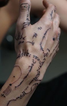 #BEAUTY, #RELATIONSHIPS #Fashion #Animals #Outfits #Winter Outfits #Animals Elian Script Tattoo, Asemic Writing Tattoo, Hand Tattoo Script, Wrist To Hand Tattoo, Cybersigilism Hand Tattoo, Elian Script, Forearm Tattoo Placement, Barbarian Tattoo, Crazy Tattoos