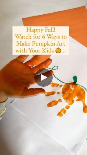 Its Fall Yall Toddler Craft, Toddler Arts And Crafts, Have A Great Weekend, Pumpkin Art, Preschool At Home, Easy Ideas, Toddler Art, Pumpkin Crafts, Best Art