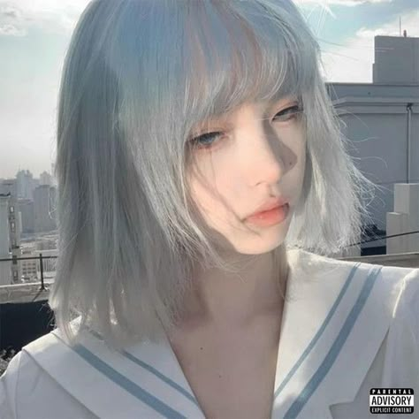 Light Blue Hair, Hair Dye Colors, Hair Reference, Hair Inspo Color, 2000s Movies, Movies Aesthetic, Dream Hair, Aesthetic Hair, White Hair