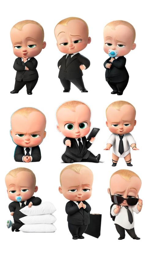 Boss baby cake topper