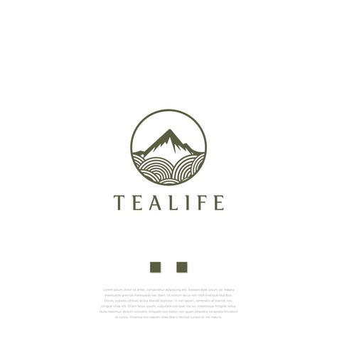 Design #159 by Queen Market | Powerful Logo Design for EC selling Japanese Tea Powerful Logo, Cafe Logo Design, Tea Logo, Japan Logo, Mountain Logos, Logo Idea, Japanese Waves, Tea Design, Social Media Pack