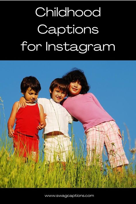 Embrace the magic of childhood with the perfect captions for your Instagram posts! From carefree adventures to innocent laughter, these captivating captions will capture the essence of your cherished memories. Share the joy, wonder, and nostalgia of your childhood with these childhood-inspired captions that will make your followers smile and reminisce about their own playful days. #ChildhoodMemories #InnocentDays #CarefreeAdventures #JoyfulMoments #NostalgicFeels #PlayfulDays #ChildhoodBliss Captions For Childhood Memories, My Childhood Picture Captions, Magical Childhood Quotes, Insta Captions For Childhood Pics, Childhood Memories Captions Instagram, Childhood Photo Captions Instagram, Childhood Pic Caption For Instagram, Childhood Pics Caption, Childhood Photos Caption