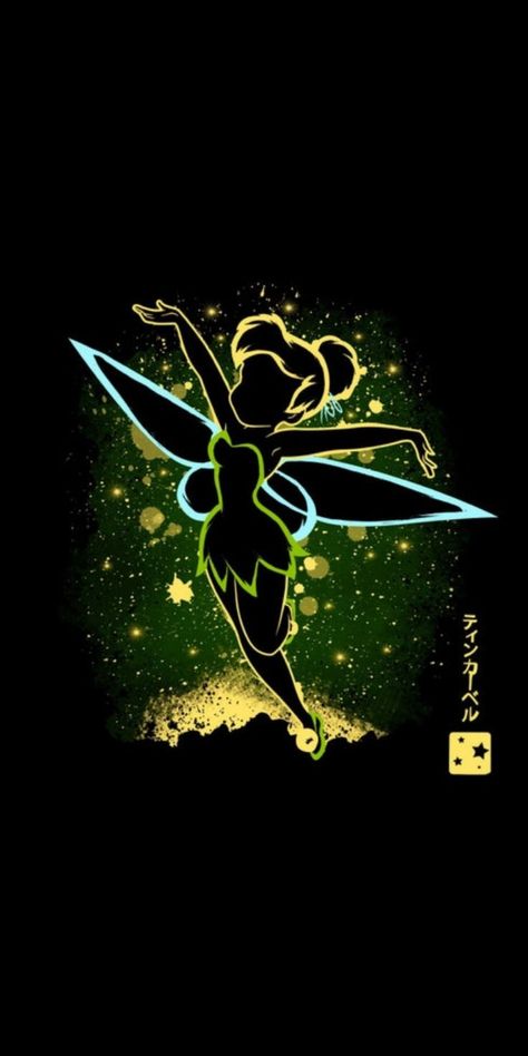 Dark Disney Drawings, Disney Monopoly, Tinkerbell Wallpaper, Cleaning Icons, Tinkerbell And Friends, Bell Art, Disney Silhouette, Posca Marker, Bling Wallpaper