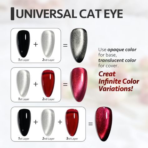 Amazon.com : GAOY Cat Eye Gel Nail Polish, Glitter Holographic Nail Polish with Magnet, 16ml Reflective Translucent UV Gel for Nail Art, 1138 Silver : Beauty & Personal Care Silver Cat Eye Nails Design, Cat Eye Nails Silver, Cat Eye Magnetic Nail Art, Silver Magnetic Nails, Silver Cat Eye Nails, Nail Polish Glitter, Cat Eye Nails Polish, Cat Eye Colors, Cat Eye Gel Polish