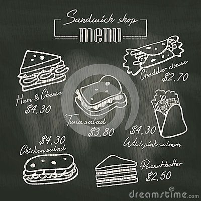 Sandwich doodle menu drawing on chalk board background Sandwich Doodle, Menu Drawing, Chalk Menu, Food Lettering, Sandwich Menu, Board Background, Sandwich Shop, Sandwich Board, Menu Boards