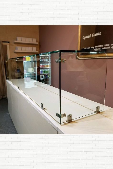 Cafe Glass Display, Diy Display Case Bakery, How To Build A Bakery Display Case, Bakery Display Case Ideas, Bakery Case Display Ideas, Bakery Store Front Design, Bakery Glass Display, Diy Bakery Display Case, Bakery Counter Design