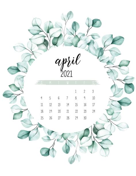 2021 Calendar Botanical Theme - World of Printables World Of Printables, Framed Calendar, February Calendar, Free Calendar Template, Cool Calendars, September Calendar, 달력 디자인, Botanical Theme, Holiday Templates