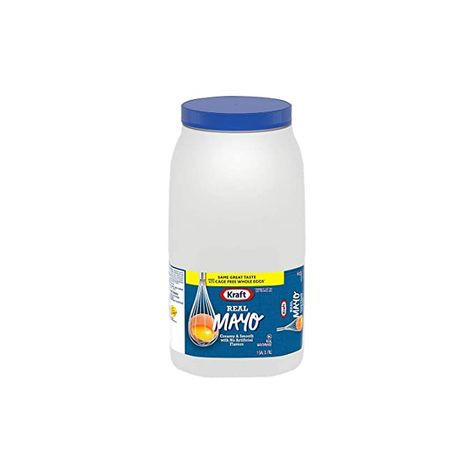 Amazon.com : Kraft Mayo Real Mayonnaise - 1 gal. : Grocery & Gourmet Food Mayonnaise Brands, Bulk Snacks, German Potato Salad Recipe, Cage Free Eggs, Kraft Packaging, Ranch Salad Dressing, Summer Foods, Bulk Food, Kraft Heinz