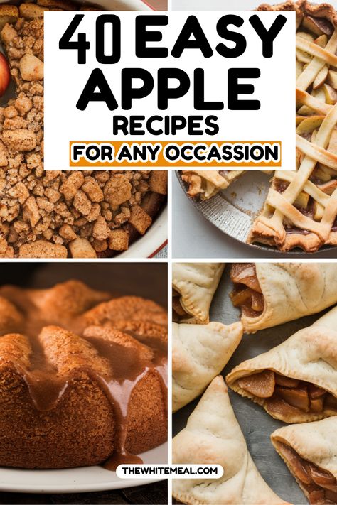 Looking for simple and delicious apple recipes From desserts to snacks and everything in between, these 40 easy apple recipes are perfect for any occasion! Whether you're baking for a cozy fall treat or whipping up a quick snack, there's something for everyone. Click to discover all the tasty ideas and find your next favorite apple recipe! Quick And Easy Apple Recipes, Quick Apple Recipes Simple, Fresh Apple Recipes Easy 3 Ingredients, Simple Apple Desserts, Gala Apple Recipes Easy, Gala Apple Desserts Easy Recipes, Impressive Fall Desserts, Apple Recipes For Kids, Easy Apple Fritters Recipe