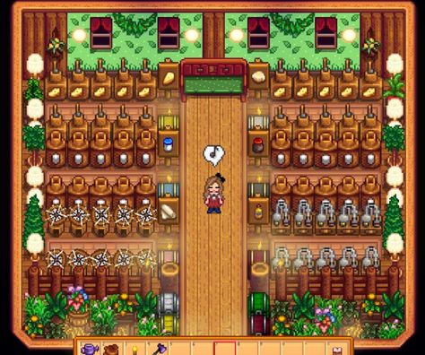 Stardew Farms, Barn Layout, Stardew Valley Layout, Stardew Valley Tips, Stardew Valley Farms, Valley Game, Farm Games, Farm Layout, 3 R