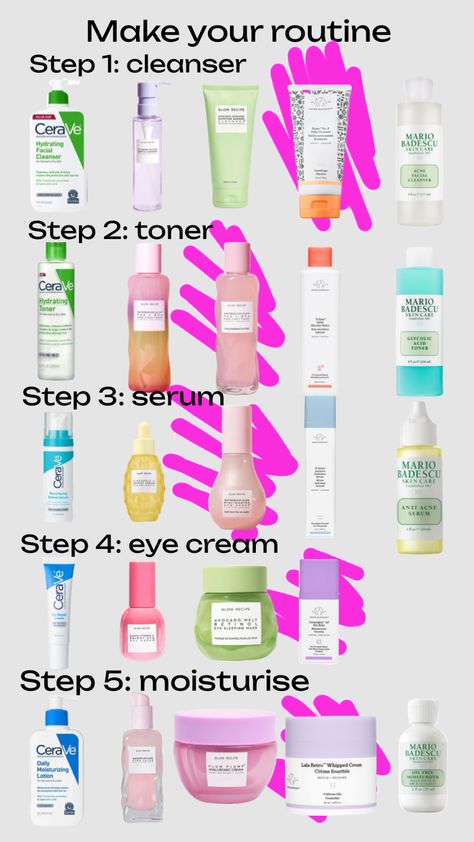 #skincare #remix #fyp #bubble #drunkelephant #glowrecipe Skin Care Procedures, Teen Skincare, Face Routine, Mario Badescu Skin Care, Acne Cleansers, Acne Serum, Skin Care Cleanser, Diy Skincare, Skin Care Routine Steps