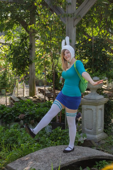 Fionna The Human Cosplay, Fiona And Cake Cosplay, Fionna And Cake Cosplay, Finn The Human Outfits, Fionna Adventure Time Costume, Fiona The Human Cosplay, Fiona Adventure Time Costume, Adventure Time Marceline Outfits, Fionna Cosplay