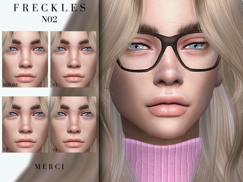 The Sims Resource - Freckles N02 Ts4 Cc Skin, White Freckles, Sims 4 Makeup Cc, Super Organized, Sims 4 Cc Kids Clothing, Sims 4 Makeup, Face Details, Sims 4 Cc Shoes, Sims 4 Cc Skin