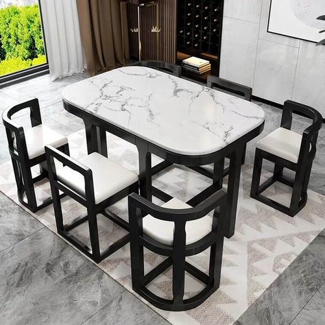 35 Super Smart Space-Saving Table Designs For Every Small Space - Engineering Discoveries Space Saving Dining Table, Space Saving Table, Dining Table Design Modern, Unique Dining Tables, Dinning Room Design, Convertible Furniture, Innovative Furniture, Metal Furniture Design, Table Designs