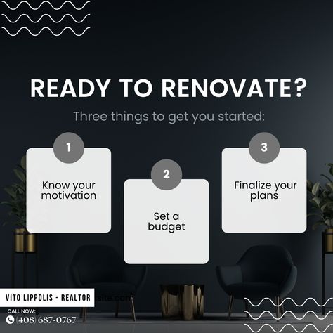 A good rule of thumb for budgeting is taking your budget and adding 10-15%. What would you love to renovate? Contact me today for any real estate questions Vito Lippolis DRE# 01351146 vito@vitohomes.com P: (408) 687-0767 #home #house #listreports #homereno #renovate #renovations #realestate #realtor #realestateagent #hometips #investment #vitohomes #VitoLippolis Real Estate Questions, Dj Photos, Real Estate Articles, Social Media Management Tools, Real Estate Video, Rule Of Thumb, Free Social Media, Real Estate Tips, Home House