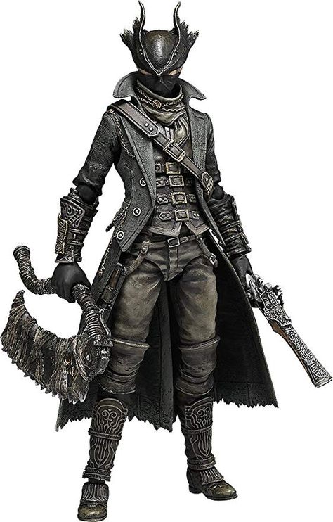 Bloodborne Outfits, Bloodborne Cosplay, Bloodborne Hunter, Bloodborne Art, Character Statue, Hunter Outfit, Three Musketeers, 다크 판타지, Bloodborne