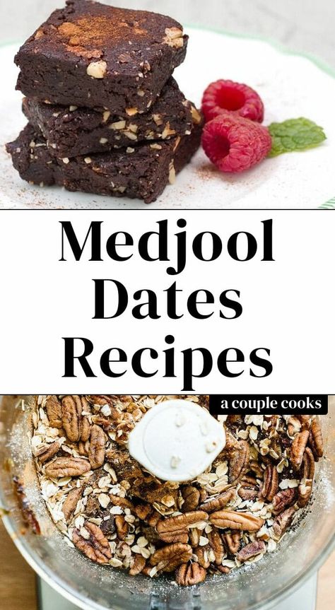 Medjool Date Recipes Healthy, Medjool Dates Recipes, Medjool Date Recipes Desserts, Sirt Recipes, Healthy Chocolate Milkshake, Shakes Healthy, Dates Recipes, Date Recipes Desserts, Date Brownies