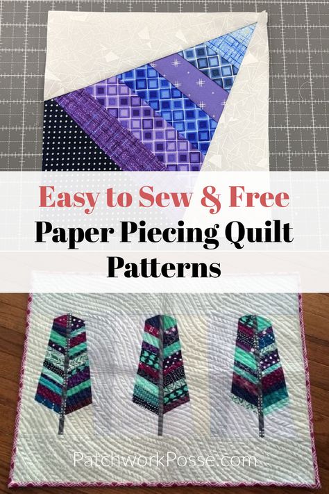 Shattered Quilt Pattern, Easy Foundation Paper Piecing Patterns Free, Paper Piecing Quilt Blocks, Foundation Paper Piecing Quilt Patterns, Foundation Piecing Patterns Free, How To Paper Piece Quilt Tutorials, Paperpiece Patterns, Paper Piecing Patterns Free Printables Templates, Fpp Patterns Free