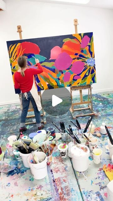 Claire Desjardins Art, Damien Hirst Paintings, Claire Desjardins, December 22, Damien Hirst, Painting Studio, Artist Life, Video Footage, Art Studio