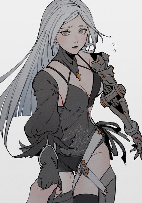 Arte Sketchbook, Female Character Design, White Hair, Art Reference Photos, Cartoon Art Styles, Art Reference Poses, Fantasy Character Design, Character Design Inspiration, Character Illustration