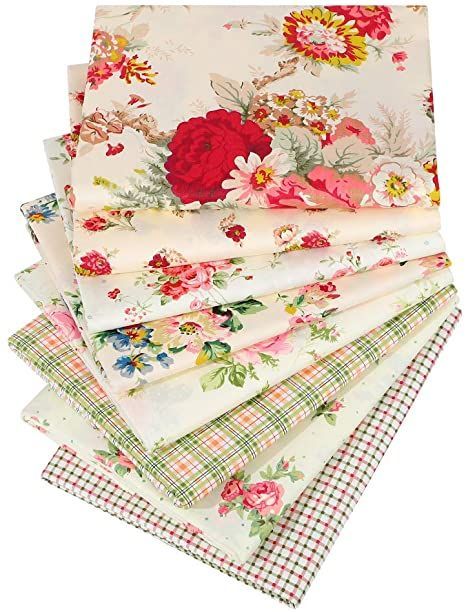 Diy Quilting, Soft Shiny Hair, Quilt Fabric Bundles, Cloth Diy, Fabric Patchwork, Large Floral Print, Precut Quilts, Gingham Fabric, Diy Quilt