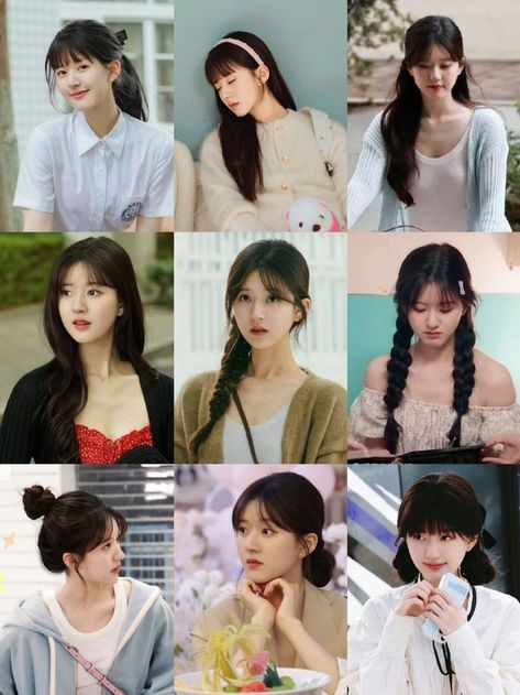 #zhaolusi #rosyzhao #chineseactress Hidden Love Zhao Lusi Hairstyle, Zhao Lusi Ponytail, Zhao Lusi Hidden Love Hairstyle, Kdrama Look Of Love, Zhao Lusi Haircut Name, Sangzhi Hidden Love Outfits, Sang Zhi Outfit Hidden Love, Sang Zhi Hairstyle, Hidden Love Hairstyle