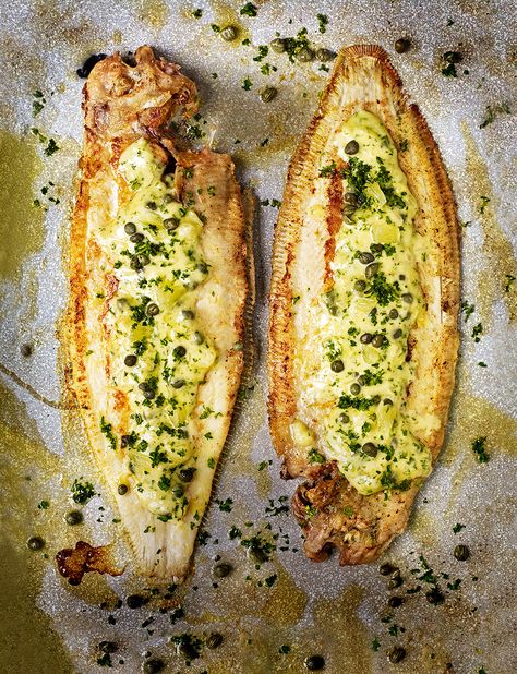 Debbie Major's simple dover sole recipe is perfect for a romantic meal for two. Sole Recipes, Parsley Butter, Dover Sole, Romantic Meals, Romantic Dinner Recipes, Quick Weeknight Meals, Snow Cones, Easy Delicious Recipes, Sea Food