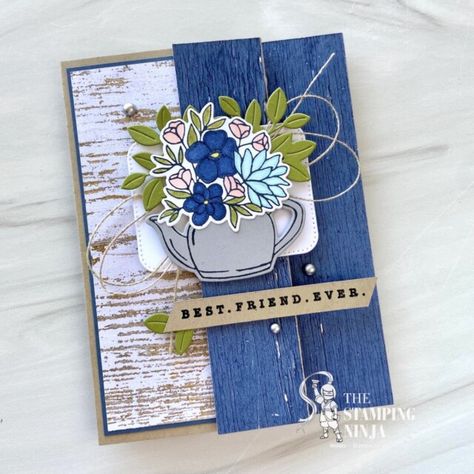 A Country Flowers CASE Fancy Friday, Country Flowers, Stampin Pretty, Paper Craft Ideas, Fancy Fold Cards, Flower Stamp, Fancy Folds, Stamping Up Cards, Fun Fold Cards