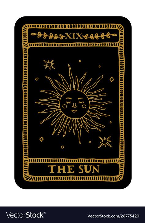 Tarot Cards Major Arcana, Wheel Of Fortune Tarot, Major Arcana Tarot, Mystic Symbols, The Sun Tarot Card, Arcana Tarot, The Sun Tarot, Vintage Tarot, Free Tarot Reading