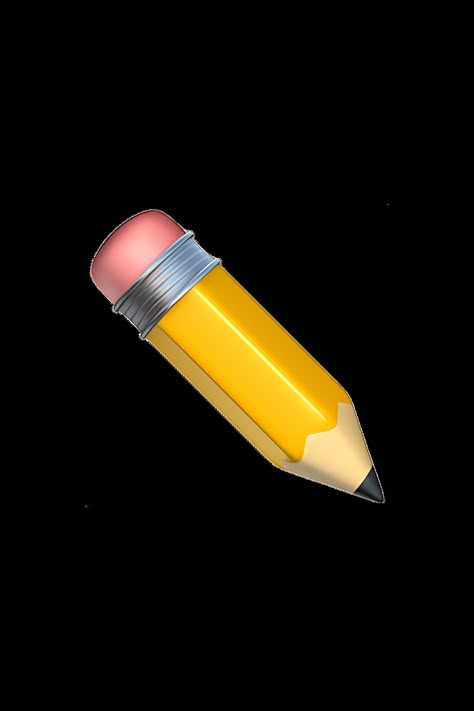 Draw Emoji, Phone Emoji Png, Iphone Emoji Png, Writing Emoji, Apple Emoji, Pencil Icon, Ios Emoji Transparent Background, I Phone Emoji Png Hd, Yellow Pencil