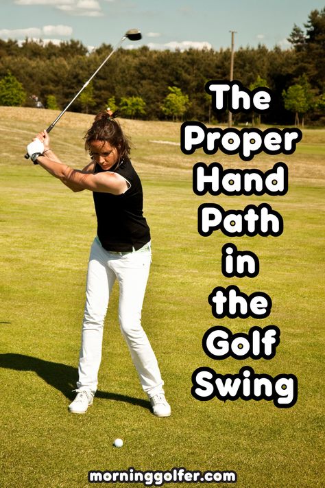 Most golfers don’t realize that a proper hand path is the key to a better downswing. In here, i will guide you how to start correctly using proper hand path in the golf swing. Follow me to learn how to become a better golfer! #golfswing #golfswingtips #golfswings #golftipsswings #golftraining #golflessons Golf Downswing, Golf Lessons, Golf Training, Golf Tips, Golfers, Golf Swing, To Learn, To Start, Follow Me