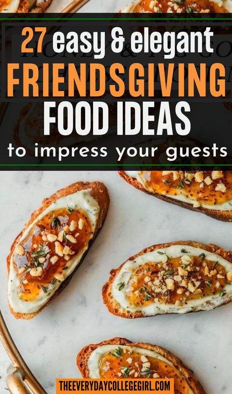 Looking for crowd-pleasing dishes for Friendsgiving? From appetizers to desserts, here are 27 easy yet impressive Friendsgiving food ideas
that will make your meal memorable without all the stress. Friendsgiving Dishes To Bring, Dishes To Bring To Friendsgiving, Appetizer For Friendsgiving, Friends Giving Food Idea, Friendsgiving Entree Ideas, What To Make For Friendsgiving, Friendsgiving Menu List, Easy Friendsgiving Menu Ideas, Things To Bring To Friendsgiving