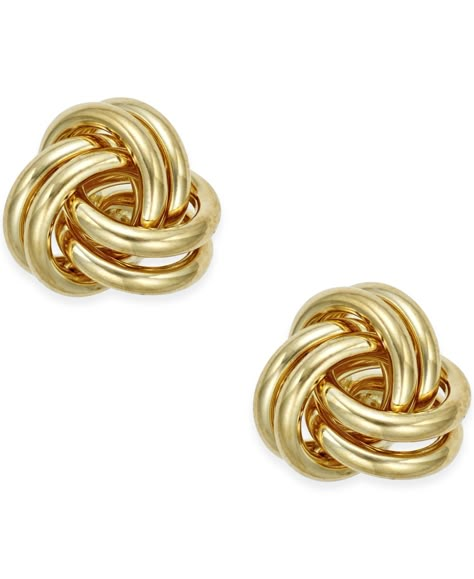 Gold Knot Earrings, Knot Stud Earrings, Knot Studs, Knot Earrings, Love Knot, Christmas Wish, Christmas Wish List, Dream Jewelry, Gold Studs