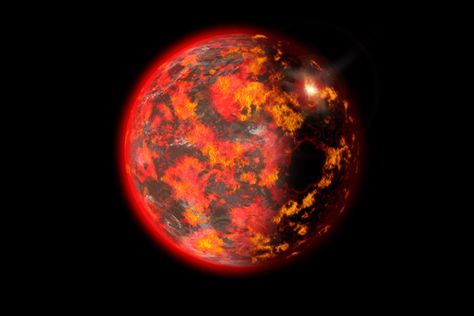 The force of the moon-forming impact left Earth a churning hot magma blob. The hellish conditions meant Earth resembled Venus for a time, with a hazy, steamy atmosphere. But as the planet cooled, lava became rock and liquid water started to condense, forming Earth's first ocean. The oldest minerals found on Earth, called zircons, date back to this time and are 4.4 billion years old. Modern Mantle, Inner Earth, Seismic Wave, Photo Timeline, Earths Rotation, Space Debris, Earth Photos, Planetary Science, Earth Surface