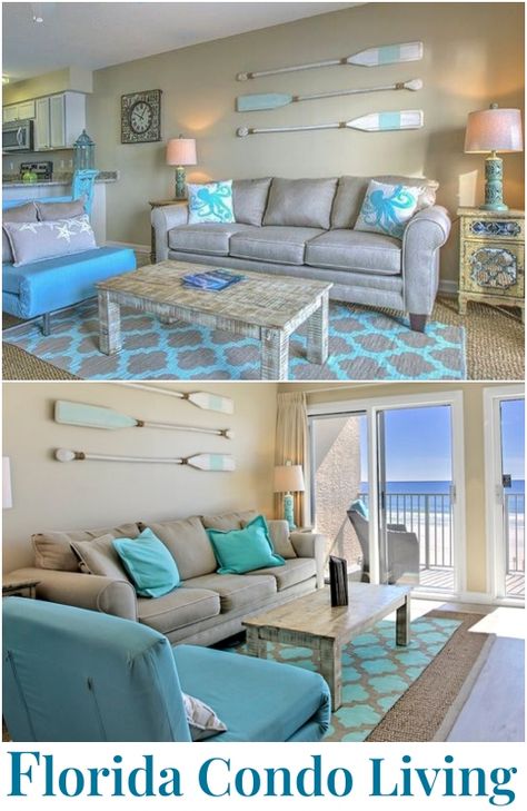 Florida Condo Living Ideas Florida Inspired Home Decor, Floridian Home Decor, Florida Vacation Home Decor, Florida Apartment Decor Ideas, Florida Condo Decorating Ideas, Coastal Condo Decorating Ideas, Florida Room Decorating Ideas, Beach Condo Decorating Ideas, Florida Room Decor