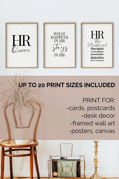 HR Coworker Gift Poster Bundle HR Office Decor Women Office - Etsy Canada Manager Office Decor, Hr Office Decor, Human Resources Quotes, Human Resources Humor, Hr Quotes, Office Decor Women, Hr Office, Coworker Appreciation, Manager Office