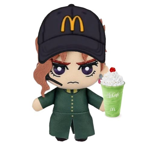 Kakyoin Noriaki mcd icon Jjba Plushies, Jojo Plushies, Kakyoin Noriaki, Jjba Memes, Stardust Crusaders, Jojo Reference, Jojo Bizarre, Jojo's Bizarre Adventure, Stardust