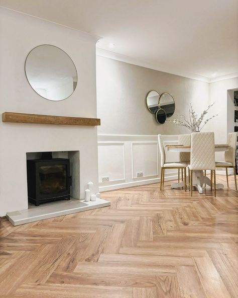 Bring regal charm to your living room with Herringbone Regency Oak Laminate Flooring! 🏡✨ Every detail speaks of sophistication and timeless beauty, adding an air of elegance to your space. 📸 @theneutralfamilyhome #directwoodflooring #flooringideas #livingroomideas #livingarea #housedesign #homedecor #instahome #beautifulhome #herringbonefloors #parquetflooring #woodflooring #laminateflooring Wooden Floors Living Room, Neutral Living Room Ideas, Direct Wood Flooring, Light Wooden Floor, Room Ideas Living Room, Herringbone Wood Floor, Oak Laminate Flooring, Oak Laminate, Herringbone Floor